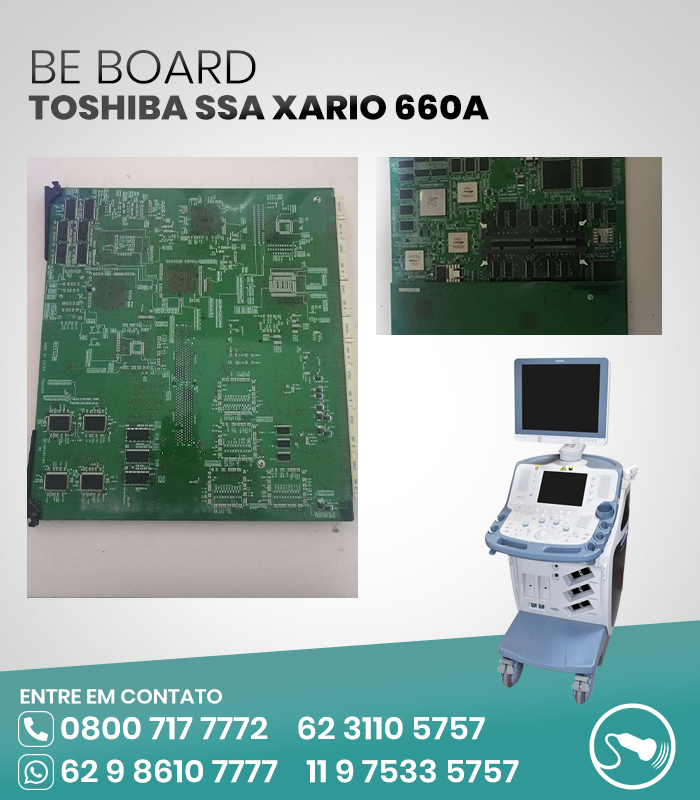 BE BOARD ULTRASSOM TOSHIBA SSA XARIO 660A]